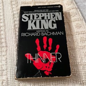 Stephen King Richard Bachman paperback novel Thinner